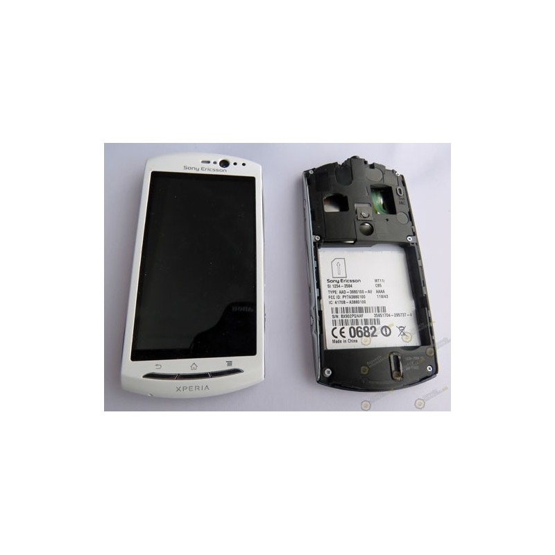 Pantalla+marco+Flex y botones XPERIA NEO V (MT11) (Desmontaje) blanco