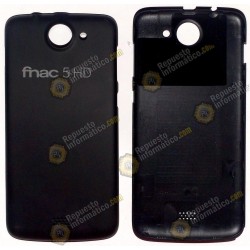 Tapa trasera Bateria BQ Aquaris 5 HD Negra (desmontaje)