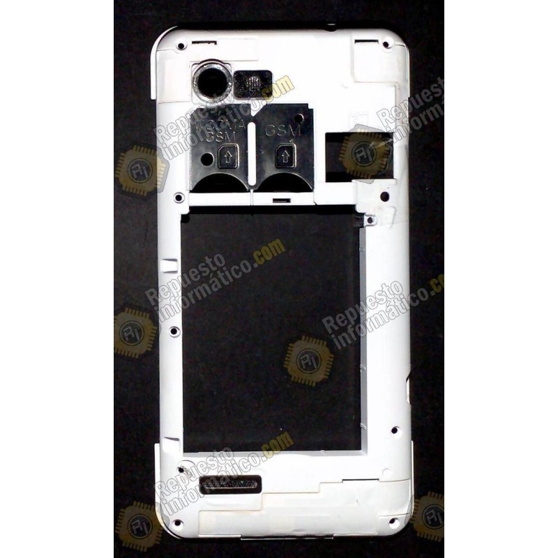 Carcasa intermedia blanca Bq Aquaris 4.5 (Desmontaje)