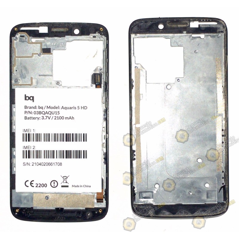 Carcasa Frontal Bq Aquaris 5 (Desmontaje)
