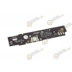 Placa inferior con conector de carga y accesorios para BQ Aquaris E6