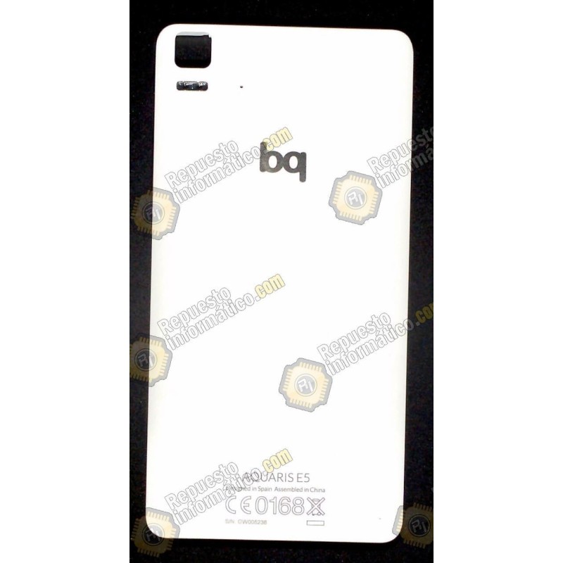 Tapa trasera BQ Aquaris E5 blanca (Desmontaje)