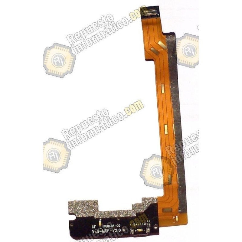 Flex conector de carga +Microfono BQ Aquaris E5 (TFT5K0858FPC) (IPS5K0759FPC) (desmontado)