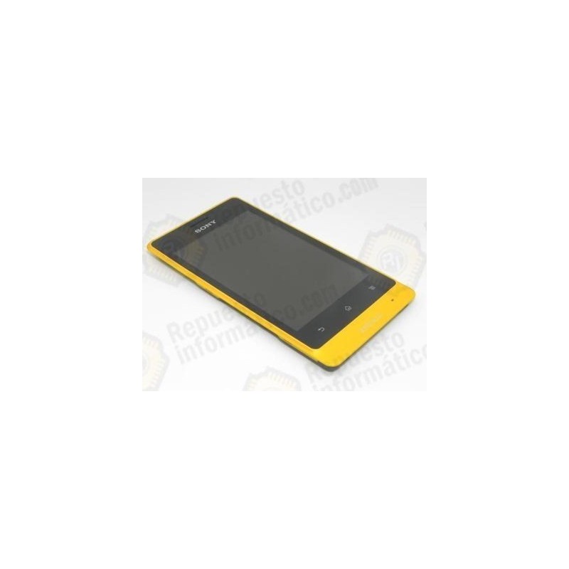 Pantalla completa xperia go Amarillo (desmontaje)