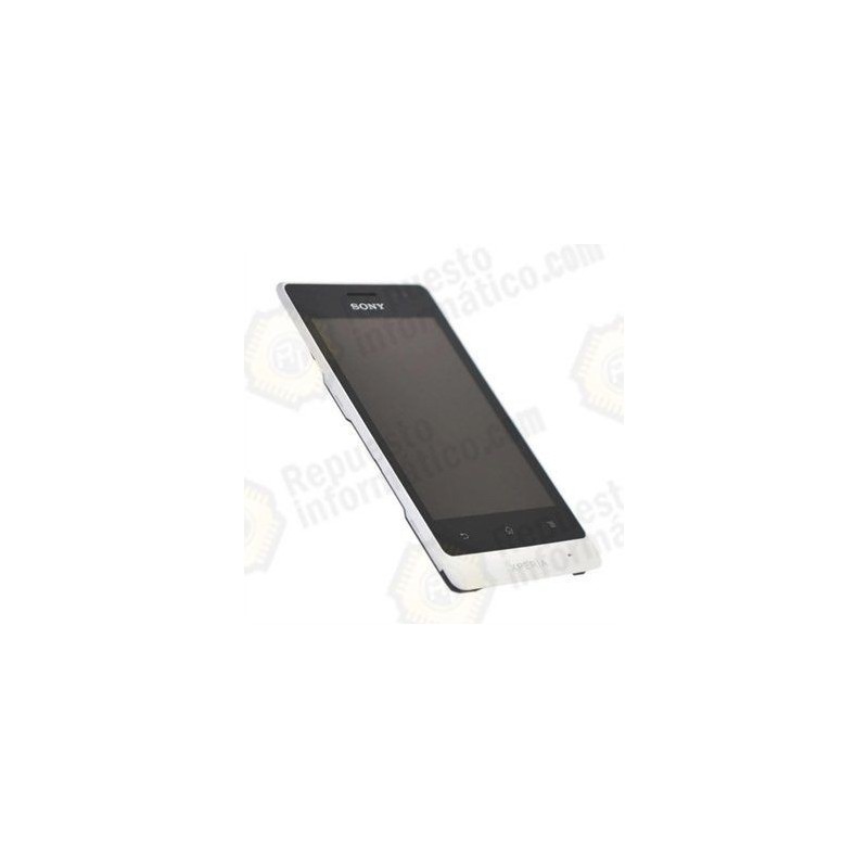 Pantalla completa xperia go Blanco