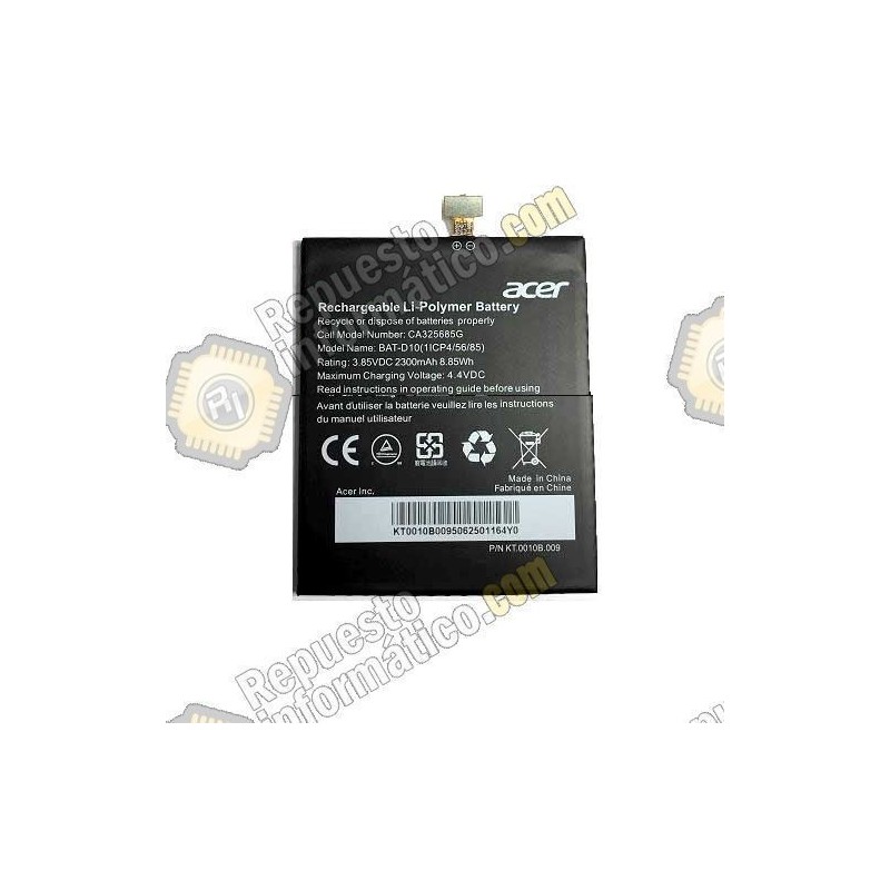 Bateria  Acer Liquid Jade S, Jade Z 2320Mah