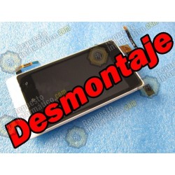 Pantalla (lcd+tactil+marco) xperia Go Plata (desmontaje)