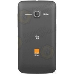 Tapa trasera Negra orange kivo negra