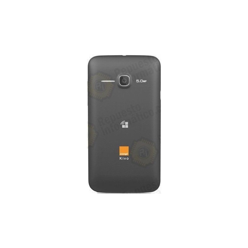 Tapa trasera Negra orange kivo negra