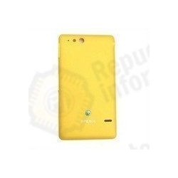 Tapa trasera xperia Go st27 Amarilla