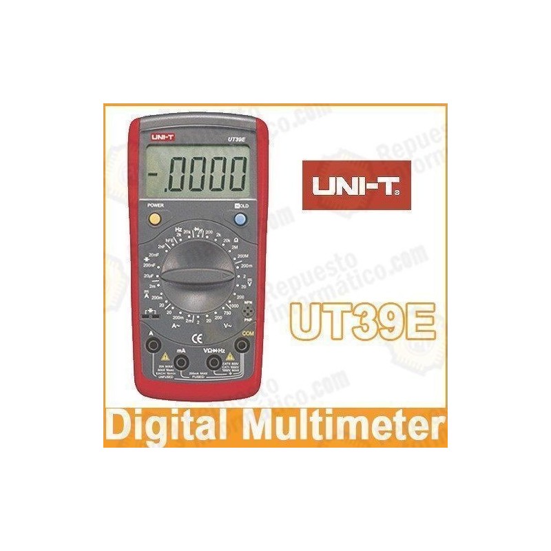 Multimetro digital UNI-T 39 Profesional
