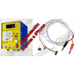 Cable dummy de alimentacion directa desde fuente a iphone