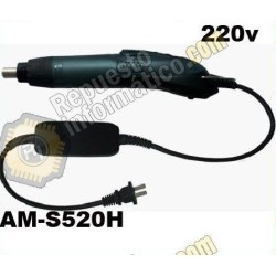 Destornillador eléctrico con puntas intercambiables