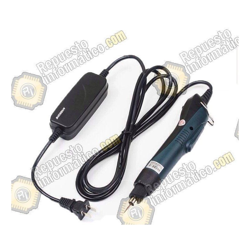 Destornillador eléctrico con puntas intercambiables