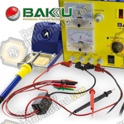 Estacion De Soldar,Pistola De Aire 3 En 1 Baku BK-909 