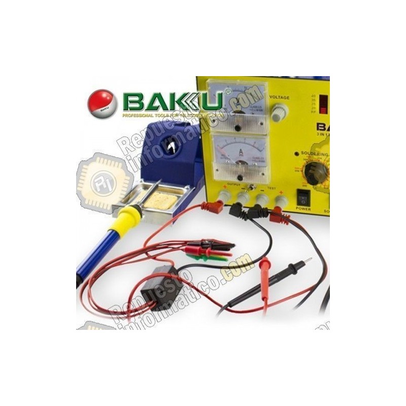 Estacion De Soldar,Pistola De Aire 3 En 1 Baku BK-909 