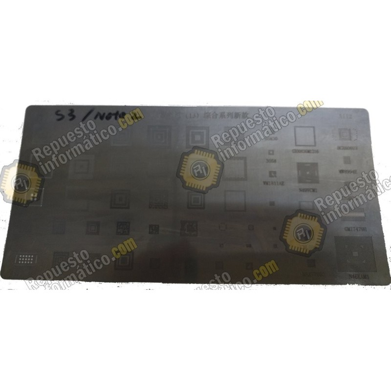 Plantilla reballing BGA para Samsung Galaxy S3/Note 2
