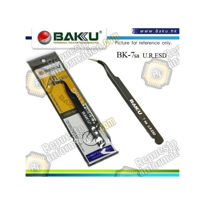 pinza punta curva  BK-7-SA