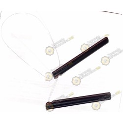 Soporte de hilo metalico para separar pantallas