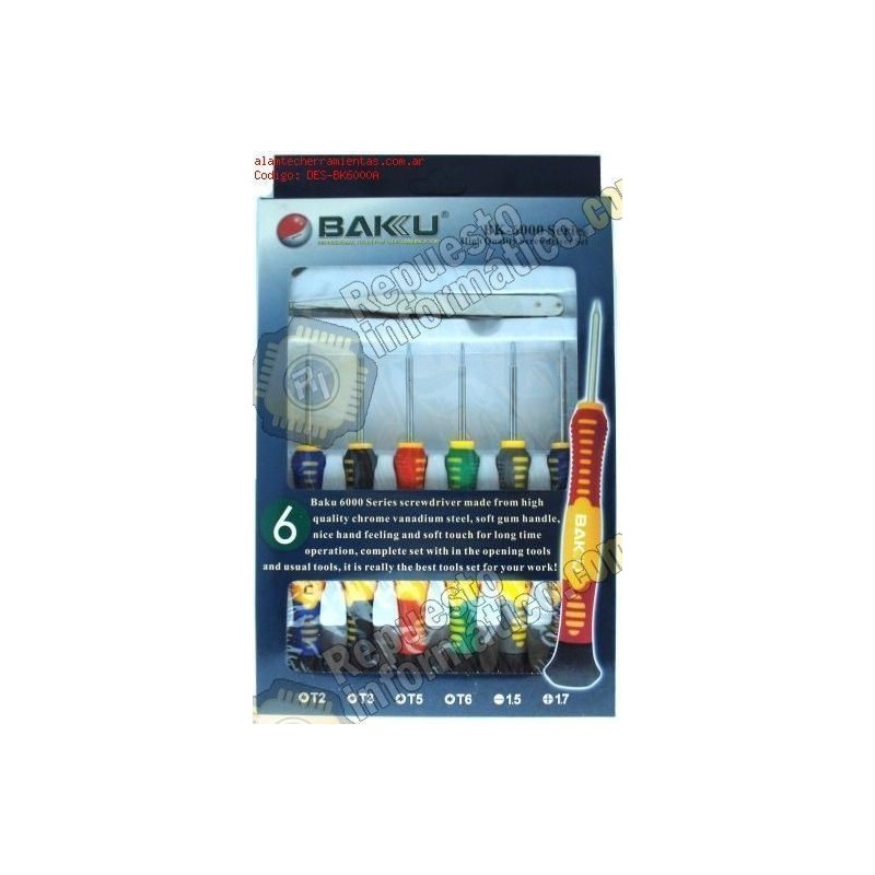 Juego de destornilladores BK-6000A