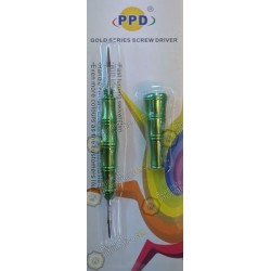 Destornillador de 2 Puntas tipo Estrella color Verde