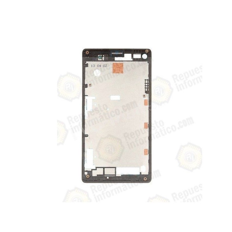 MARCO FRONTAL ORIGINAL SONY XPERIA L C2104, C2105,  NEGRO