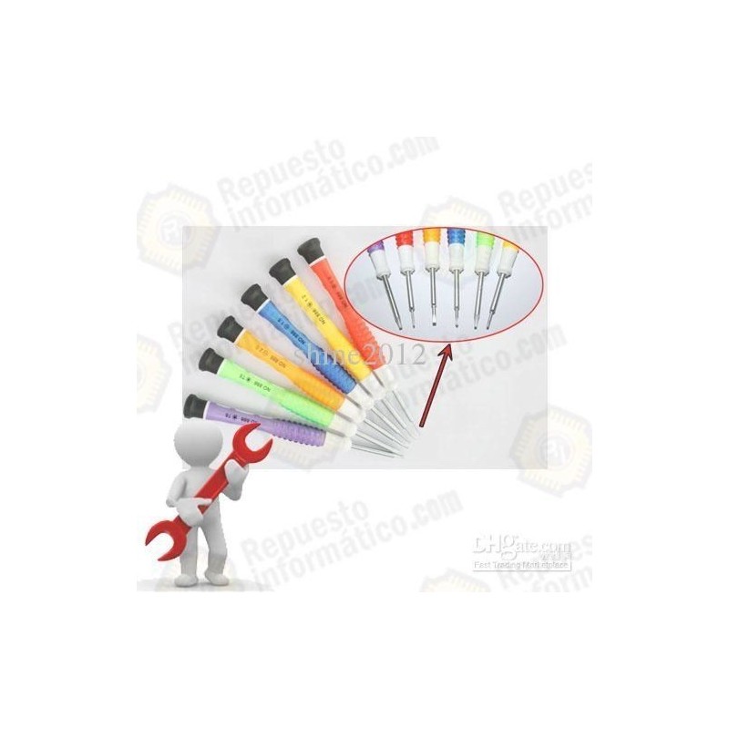 Kit destornilladores especial telefonia Best 886