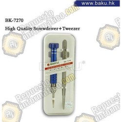 Juego de destornillador + pinza BK-7270