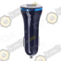 Adaptador Individual  para cargar en el coche color blanco, de 3.1A USB DL-C23