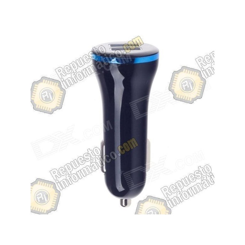 Adaptador Individual  para cargar en el coche color blanco, de 3.1A USB DL-C23