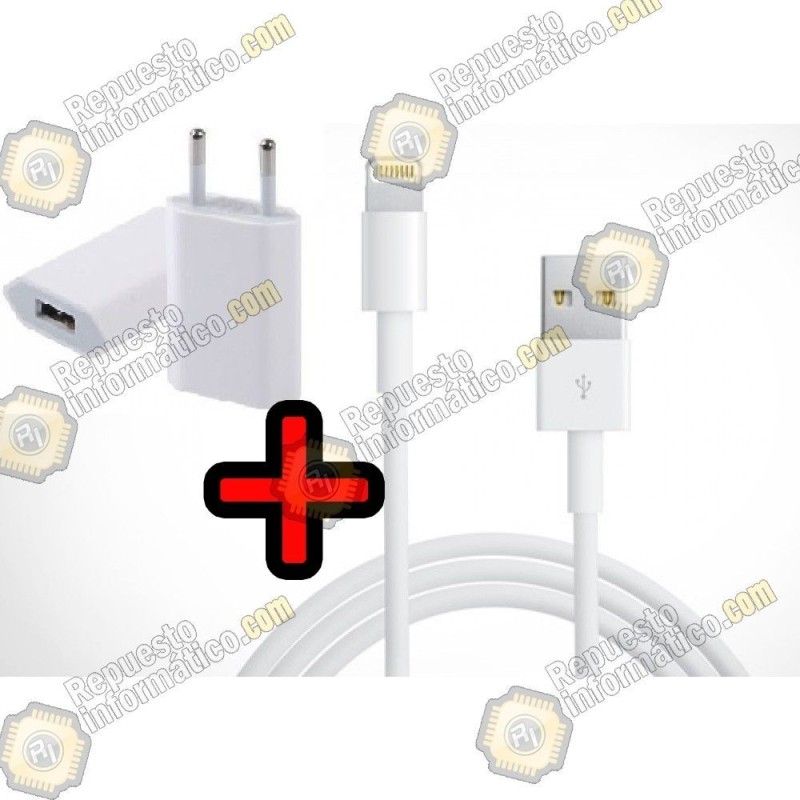 Adaptador + cable para serie iPhone 5 / iPhone 6