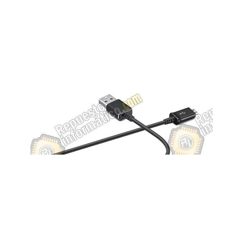 Cable datos micro USB 100% Original Samsung (Negro) (Usado)