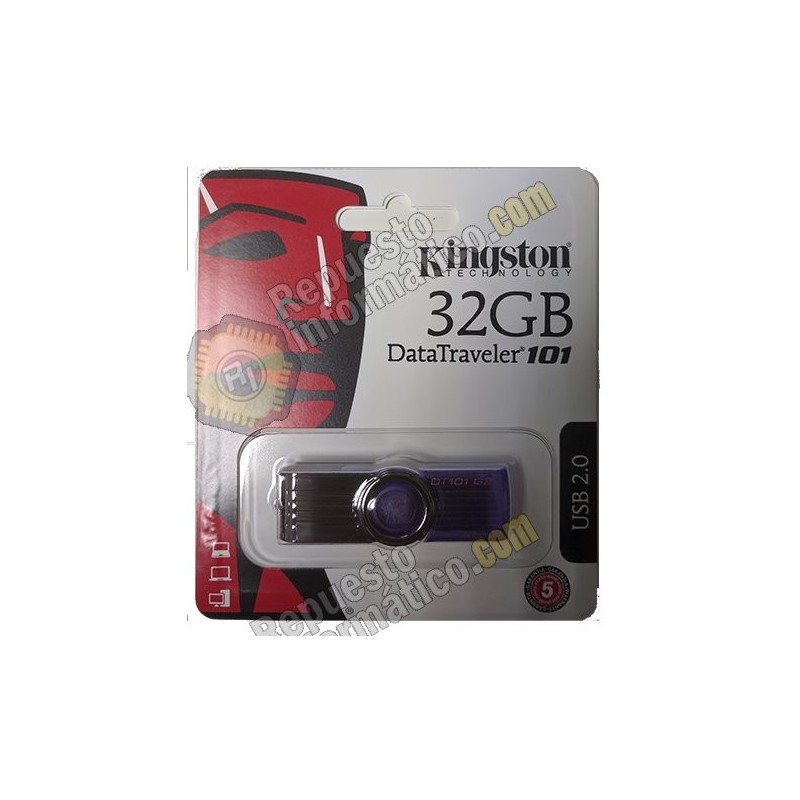 USB KINGSTON 32GB DATATRAVELER 101 2.0 DT101G2/32GB