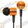 Cascos Earphone Piston 2 para Xiaomi Mi3 u otros dispositiivos (Naranja) (metal)