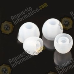 Pack 4 Almohadillas para Cascos modelo (Shure olive) (Blancas)