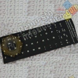 Pegatina para cualquier teclado negro