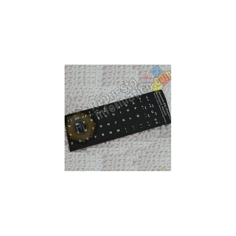 Pegatina para cualquier teclado negro