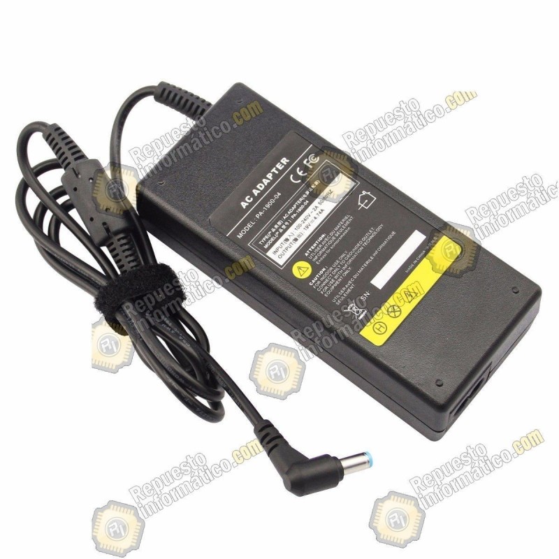 CARGADOR COMPATIBLE DELL 19V 4.72A 7.4X5.0mm