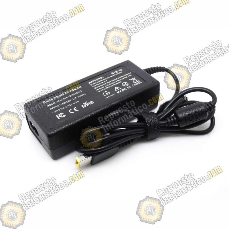CARGADOR COMPATIBLE LENOVO 12v-3A   4.8x1.7mm 