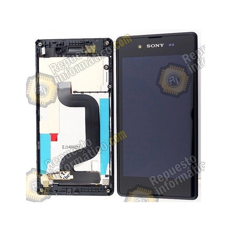 Pantalla Lcd+Tactil Xperia E3 (D2202,D2203)	negra (sin marco)