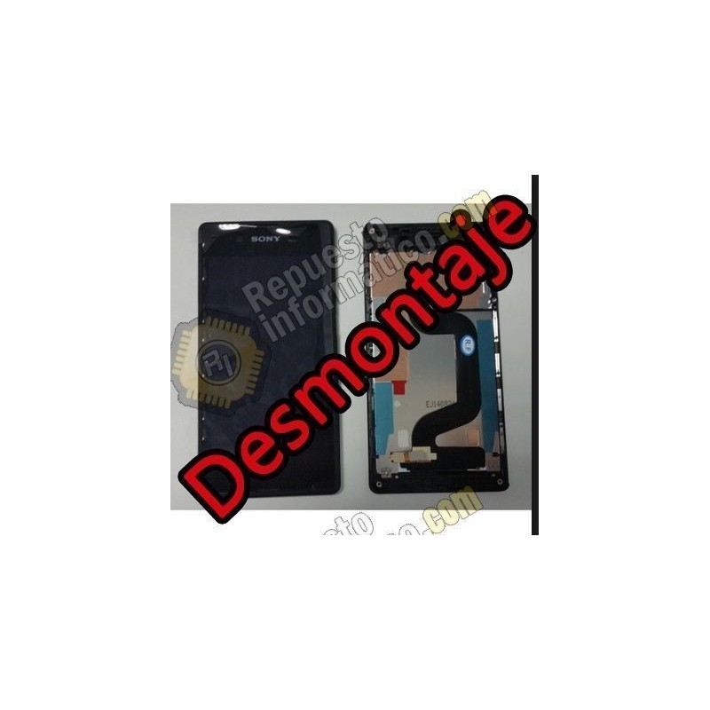 Pantalla (Lcd+Tactil+marco) Xperia E3 (D2202,D2203) Negra (Desmontaje)