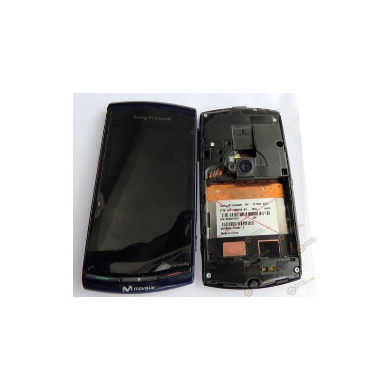 Pantalla+marco+Flex y botones XPERIA Vivaz (U5) (poco uso) Azul