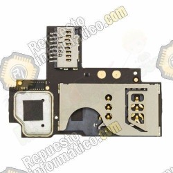 Lector Sim + Micro SD Blackberry Curve 9360