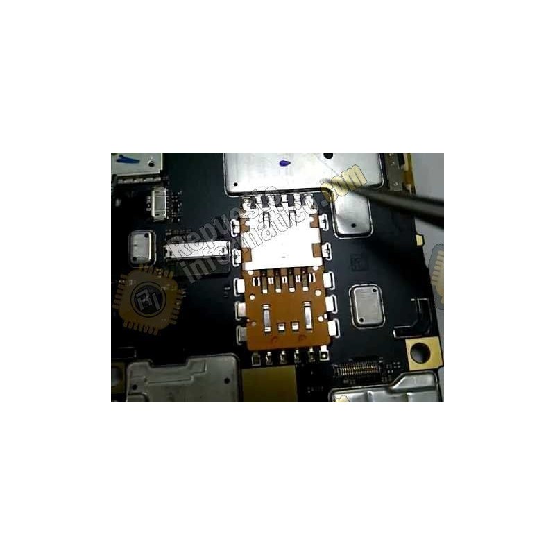 Conector lector Sim Blackberry 9900