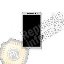 Pantalla Completa para Blackberry Z30 con marco (Blanca)