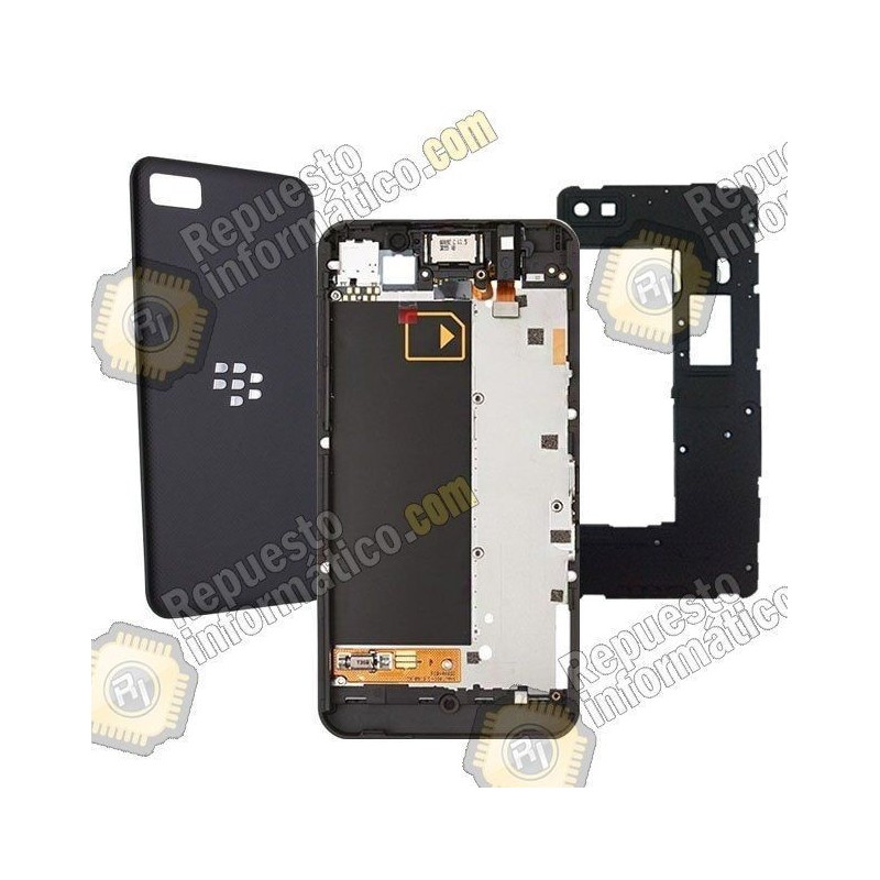 Pantalla (Lcd+Tactil+Marco) negra Blackberry Z10 version 3G 