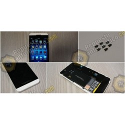 Pantalla (Lcd+tactil+marco) blanca Blackberry Z10 version 4G
