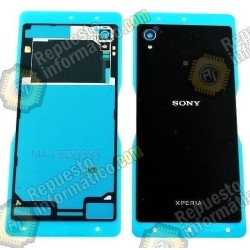 Tapa trasera para Sony xperia M4 negra