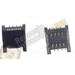 Conector, lector sim HTC desire X