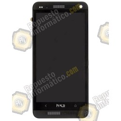 Pantalla (LCD+TACTIL+marco) HTC ONE M8 831C silver